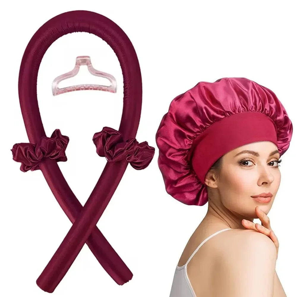 Overnight Silk Heatless Curls Set