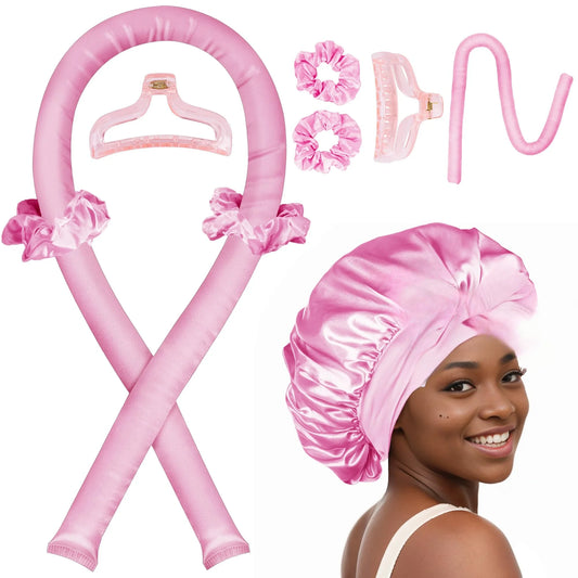 Overnight Silk Heatless Curls Set