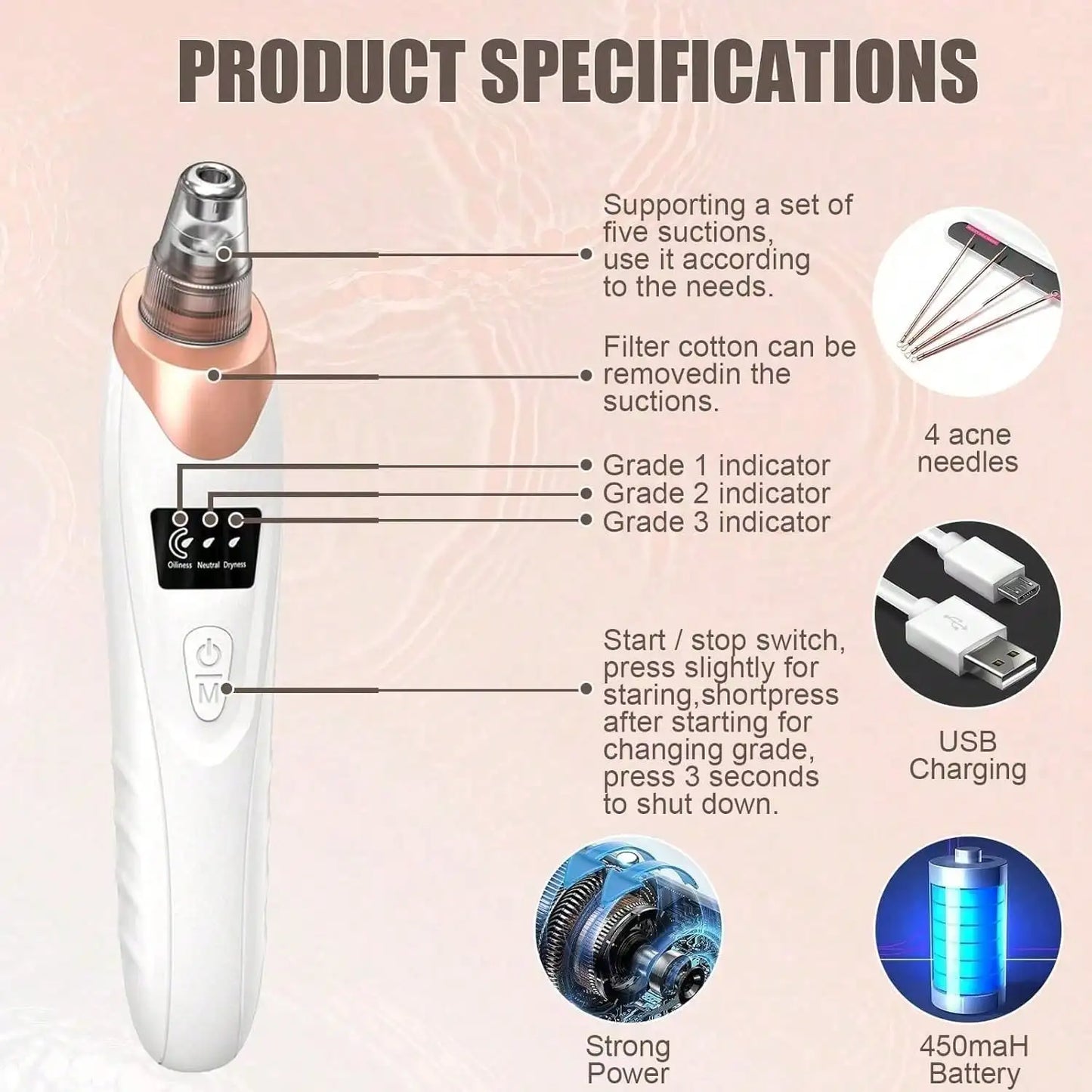 Advanced Professional Deep Pore Vacuum