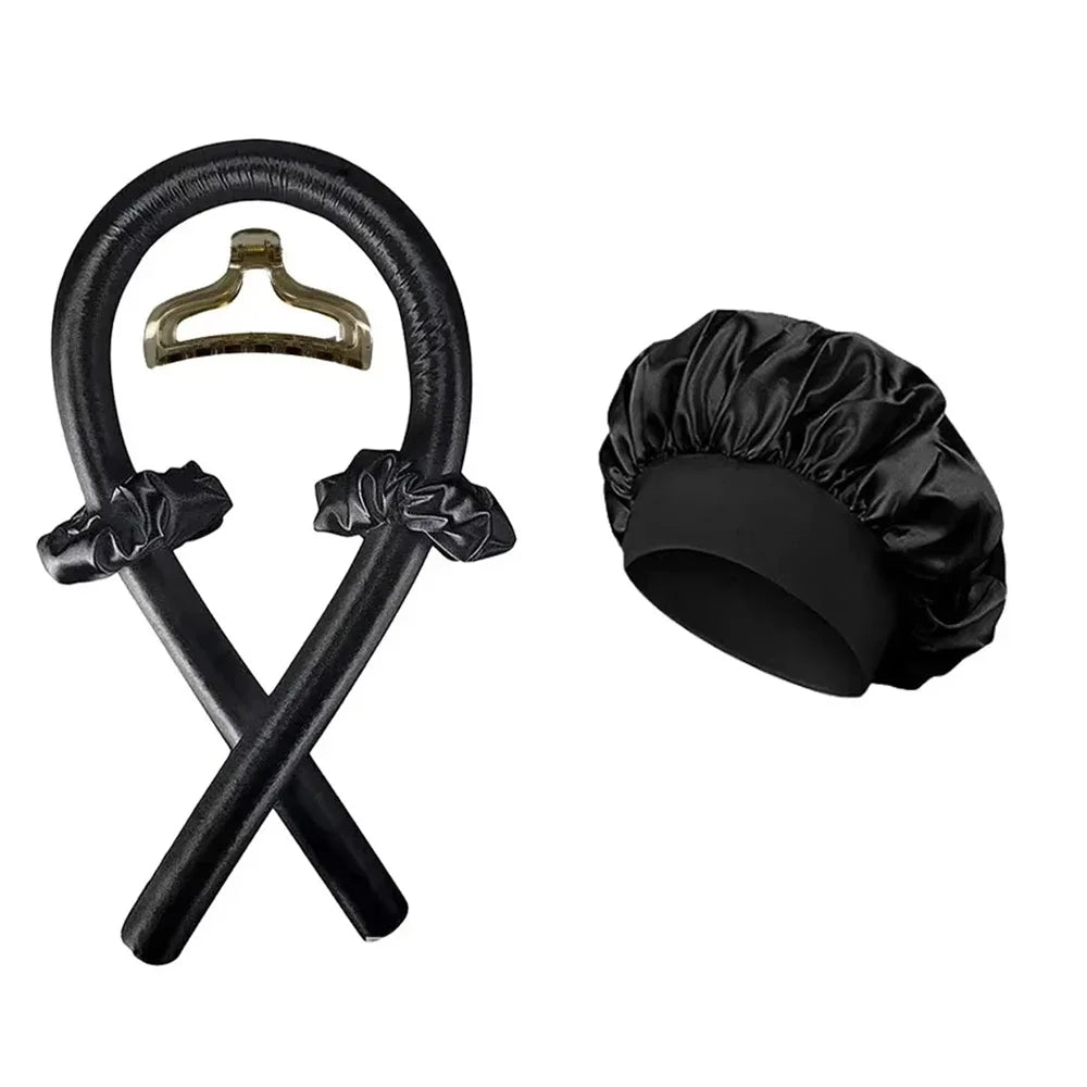 Overnight Silk Heatless Curls Set