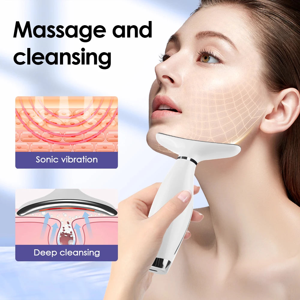 7-Mode LED Sonic Neck & Face Lifter