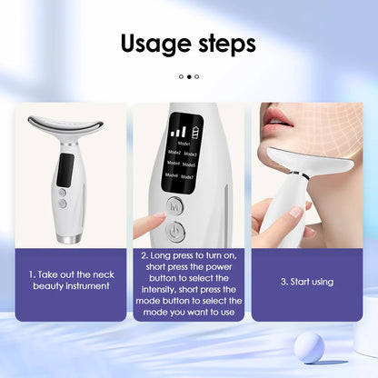 7-Mode LED Sonic Neck & Face Lifter