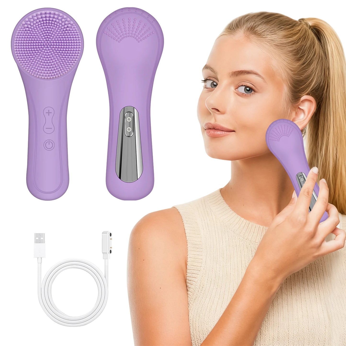 Advanced Sonic Silicone Facial Cleansing System